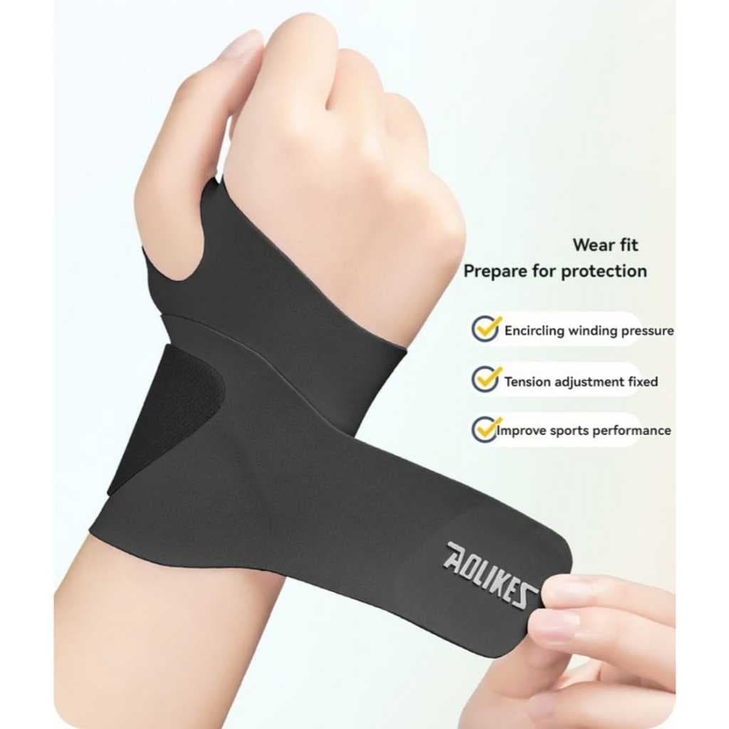 AOLIKES 7935 Hand Wrap Wrist Band Pelindung Lengan Pergelangan Tangan Wrist Support Strap Wristband — gambar 2