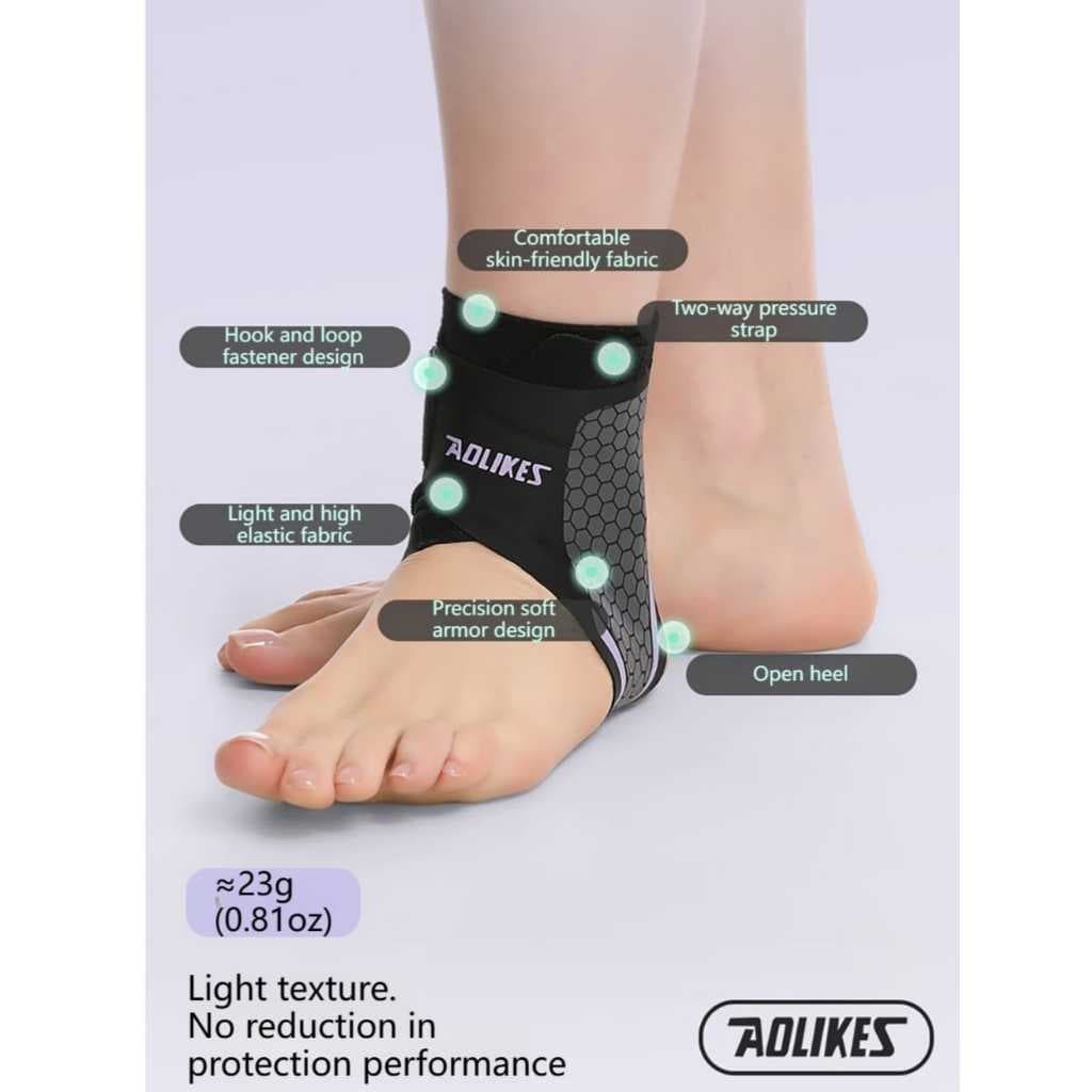 AOLIKES 7141 Ankle Support Strap Pelindung Ankle Engkel Kaki Anti Cedera Keseleo Pergelangan Kaki — gambar 7