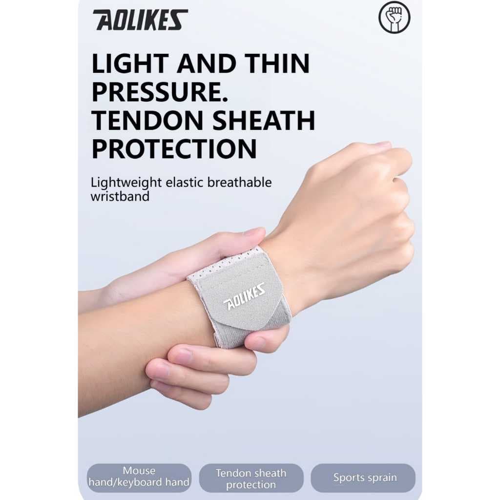 AOLIKES 1543 Wrist Band Hand Wrap Pelindung Pergelangan Lengan Tangan Anti Keseleo Handwrist