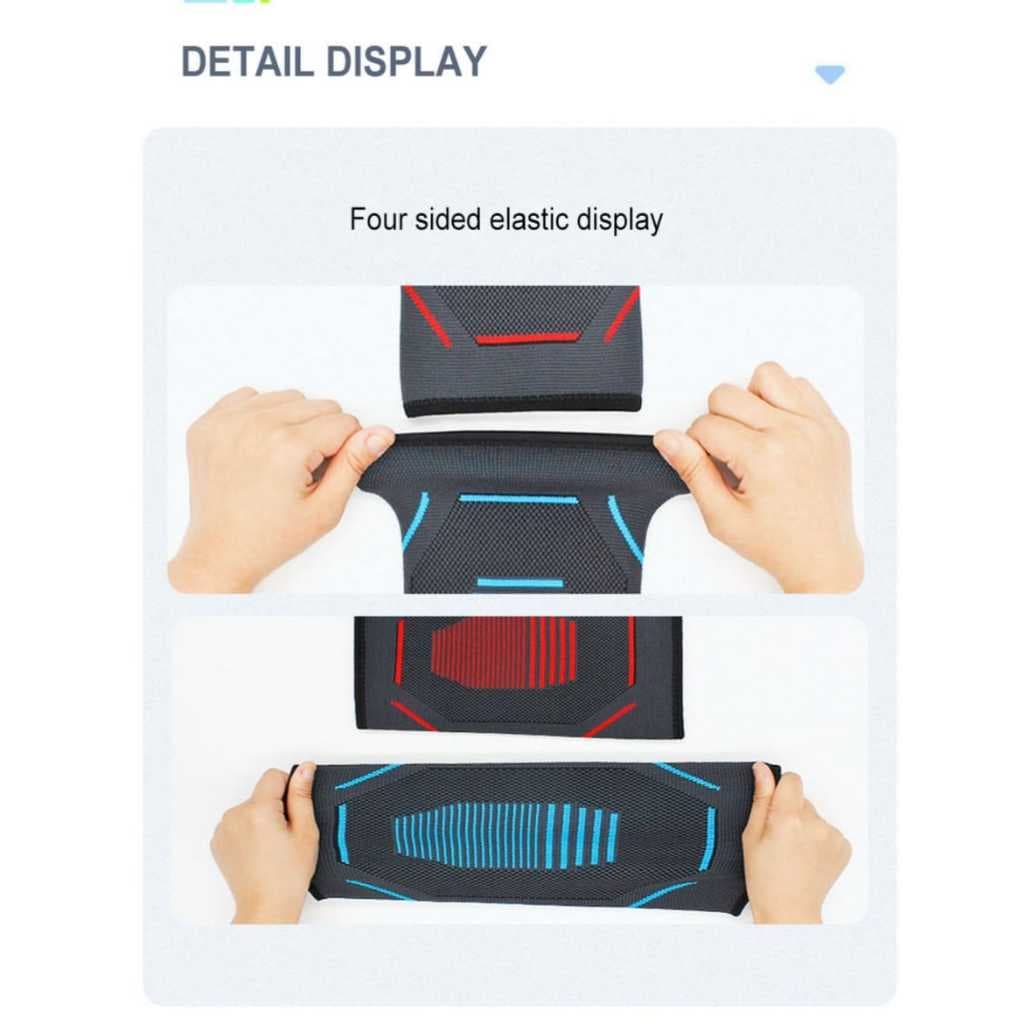 Elbow Support Elbow Pad Deker Dekker Siku Pelindung Siku Olahraga AOLIKES 7540 Gym Fitness Lari — gambar 3