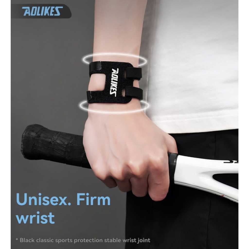 AOLIKES 1531 Wrist Band Wrap Support Pelindung Pergelangan Tangan Tenis Gym Fitness Anti Cidera