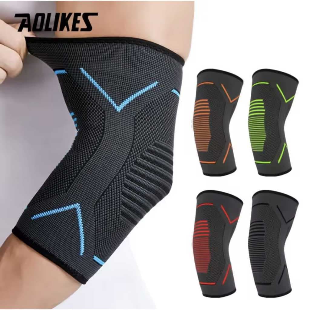 Elbow Support Elbow Pad Deker Dekker Siku Pelindung Siku Olahraga AOLIKES 7540 Gym Fitness Lari