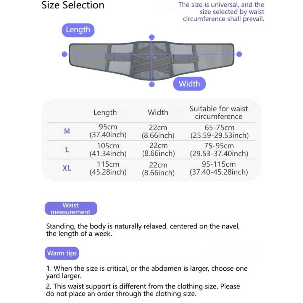 AOLIKES 7898 Sabuk Fitness Gym Weightlifting Belt Back Support Korset Lumbar Penyangga Tulang Belakang Pinggang — gambar 2