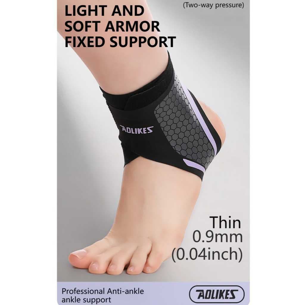 AOLIKES 7141 Ankle Support Strap Pelindung Ankle Engkel Kaki Anti Cedera Keseleo Pergelangan Kaki — gambar 4