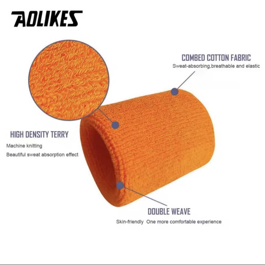 AOLIKES 0230 Mini Wrist Band Wristband Handband Hand Wrist Pergelangan Tangan