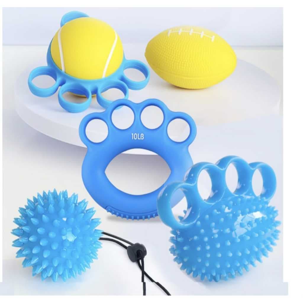 Bola Terapi Tangan Berduri Kesehatan Bola Pijat - Alat Pijat Terapi Stroke Tangan Bola Anti Stress Grip Ball