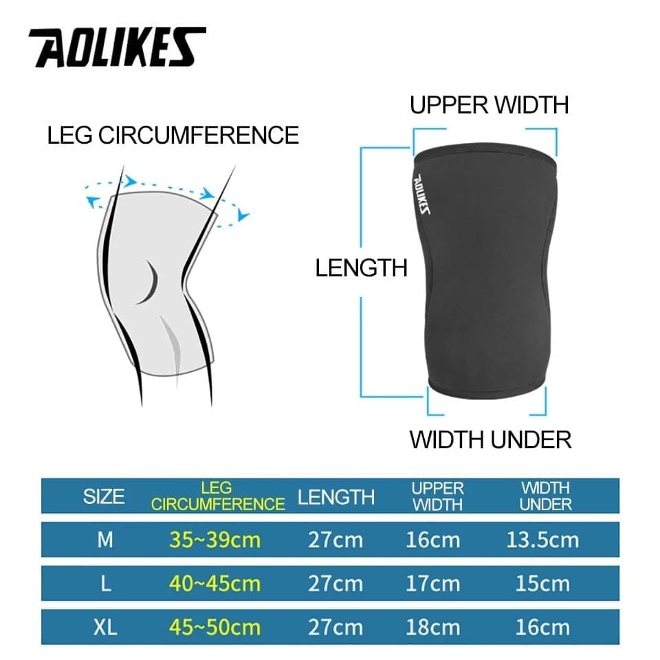 AOLIKES 7904 Knee Support Pelindung Lutut Knee Pad Dekker Deker Run Gym Fitness