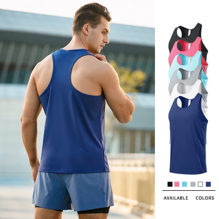 BX231 Singlet GYM - Kaos Dalam Gym Fitnes - Baju Training Fitness Pria